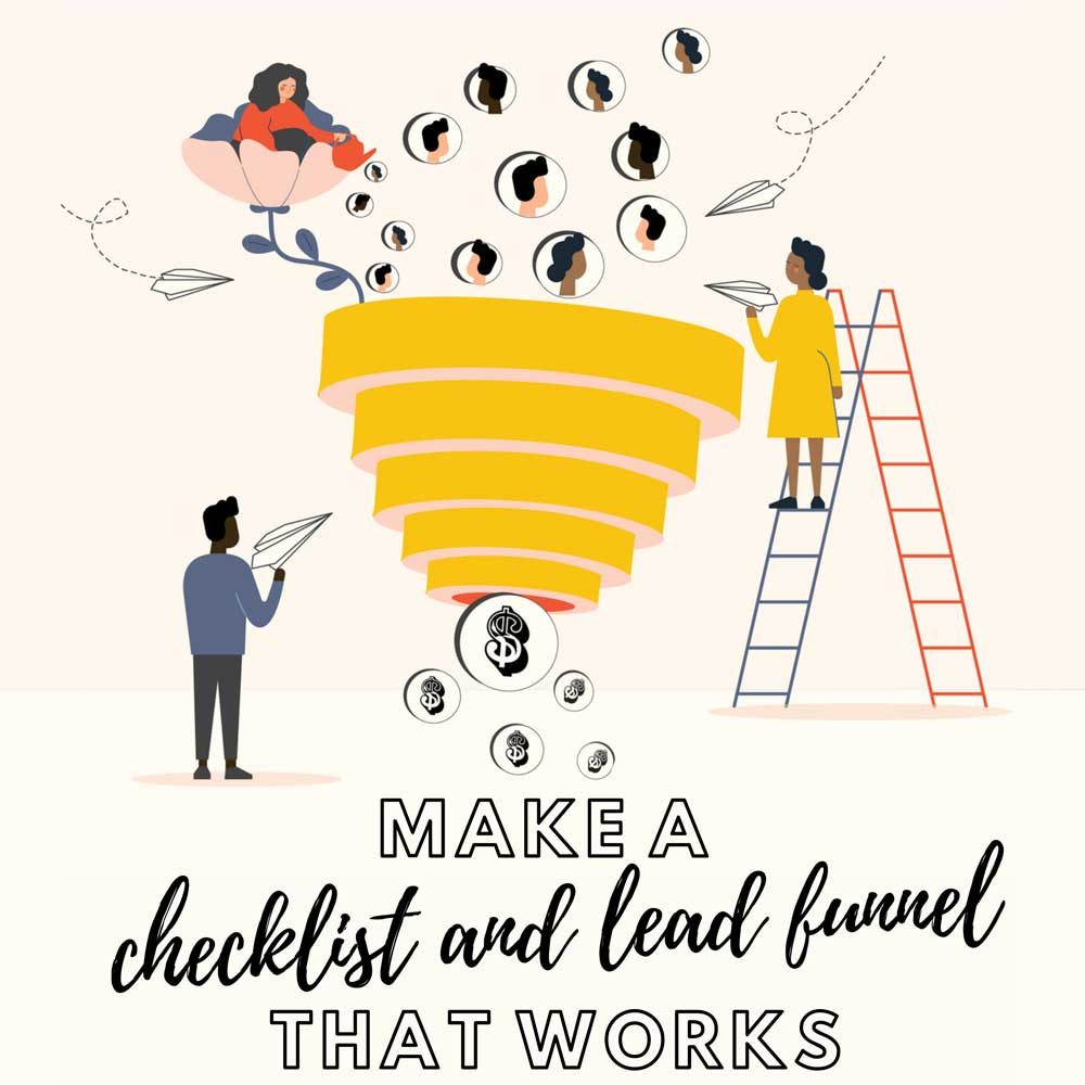 how to make a checklist and lead funnel that works